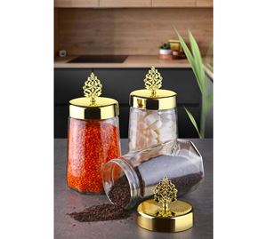 Kitchenware Shop – Σετ Βάζα Αποθήκευσης 3 τμχ Hermia