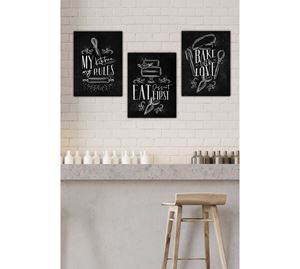 Wall Decoration – Διακοσμητικός Πίνακας 3 Τεμ. Wallity