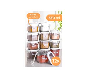 Kitchenware Shop – Σετ Δοχείων 12 τμχ Hermia