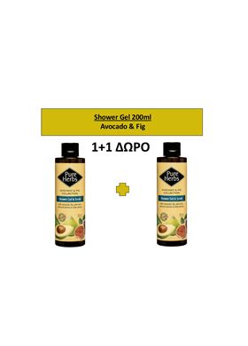 Αφρόλουτρο Gel & Scrub 200ml Pure Herbs