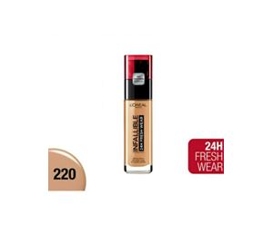 Beauty Basket - L'Oreal Paris Infaillible 24hr Freshwear Liquid Foundation 220