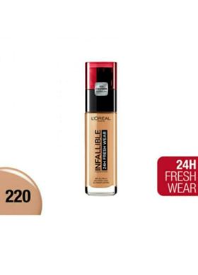 L'Oreal Paris Infaillible 24hr Freshwear Liquid Foundation 220