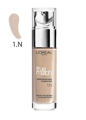 L'Oreal True Match Foundation 1N Ivory