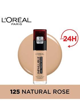 L'Oreal Paris Infallible 24hr Freshwear Liquid Foundation 125