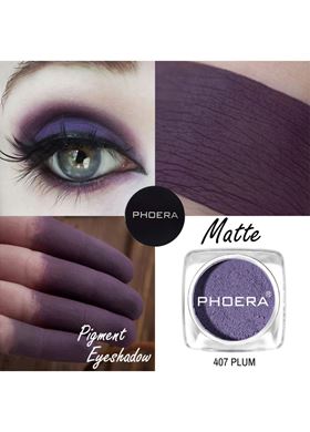 Phoera Cosmetics Matte Eyeshadow Powder Plum 407 (3g)