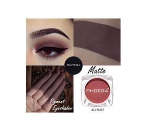 Beauty Basket – Phoera Cosmetics Matte Eyeshadow Powder Rust 411 (3g)