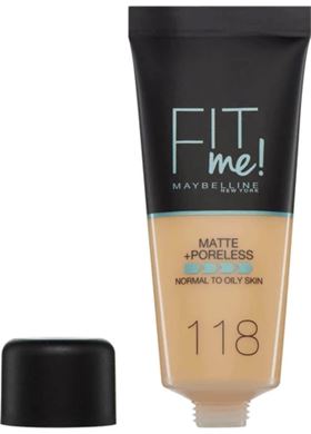 Maybelline Fit Me Matte & Poreless 118 Nude