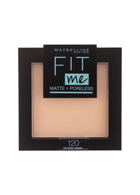 Maybelline Fit Me Matte & Poreless Powder 120 Classic face