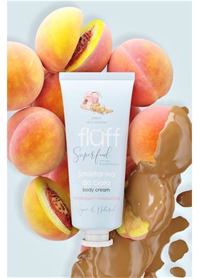 Fluff ''Peach & Caramel'' Moisturising Body Cream 150ml