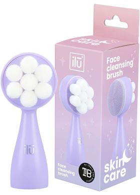 ILU SC FACE CLEANSING BRUSH PURPLE