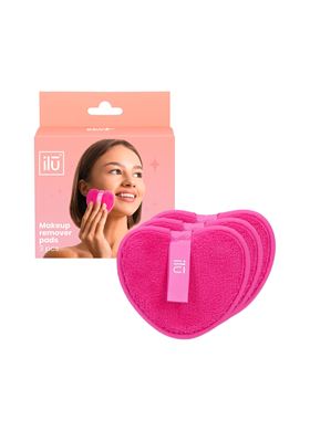 ILU SC MAKEUP REMOVER PADS HOT PINK