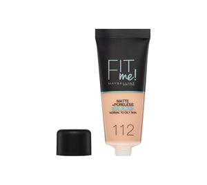 Maybelline & More - Maybelline Fit Me Matte Poreless Make Up 112 Soft Beige