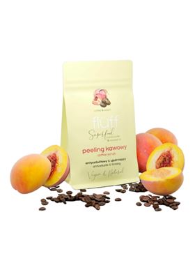 Fluff Peach-Coffee Dry Body Peeling 100gr