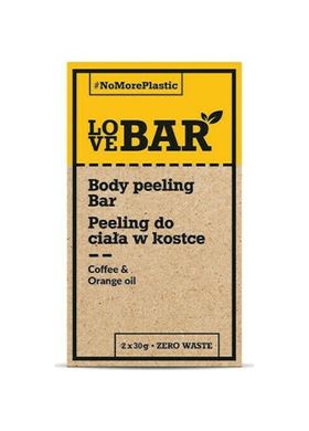 LOVEBAR Body Peeling Bar Coffee & Orange Oil (2 x 30g)