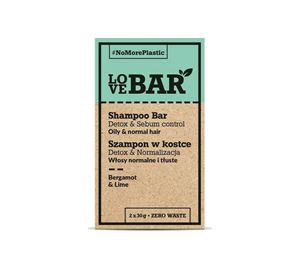 Maybelline & More - LOVEBAR Shampoo Bar Detox & Sebum Control (Oily & Normal Hair) Bergamot & Lime (2 x 30g)