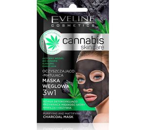 Maybelline & More - CANNABIS SKIN CARE 3IN1 CHARCOAL MASK 7ML
