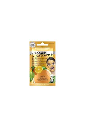 LOOK DELICIOUS ENERGIZING FACE BIO MASK ORANGE