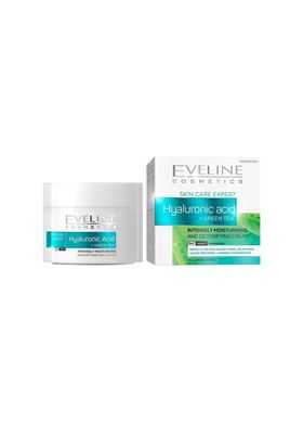 EVELINE Hyaluronic Acid Κρέμα Ημέρας & Νύχτας Πράσινο Τσάι 50ml