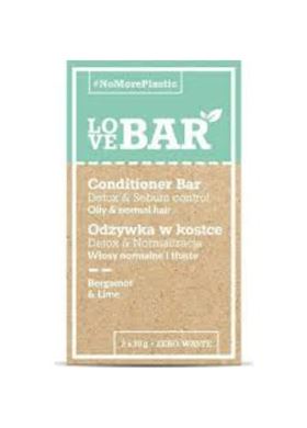 LOVEBAR Conditioner Bar Detox & Sebum Control Bergamot & Lime