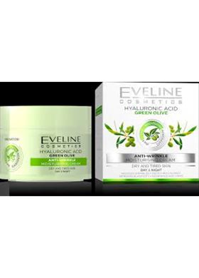 EVELINE GREEN OLIVE ANTI-WRINKLE DAY&NIGHT CREAM 50ML