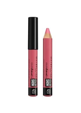 Maybelline Colordrama Velvet Matte Lipstick Pencil 420 In With Coral