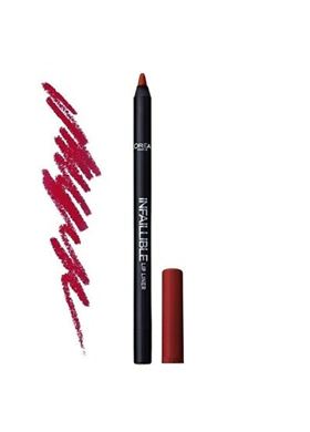 L'Oreal Paris Infallible Lip Liner 205 Apocalypse Red 1 Count